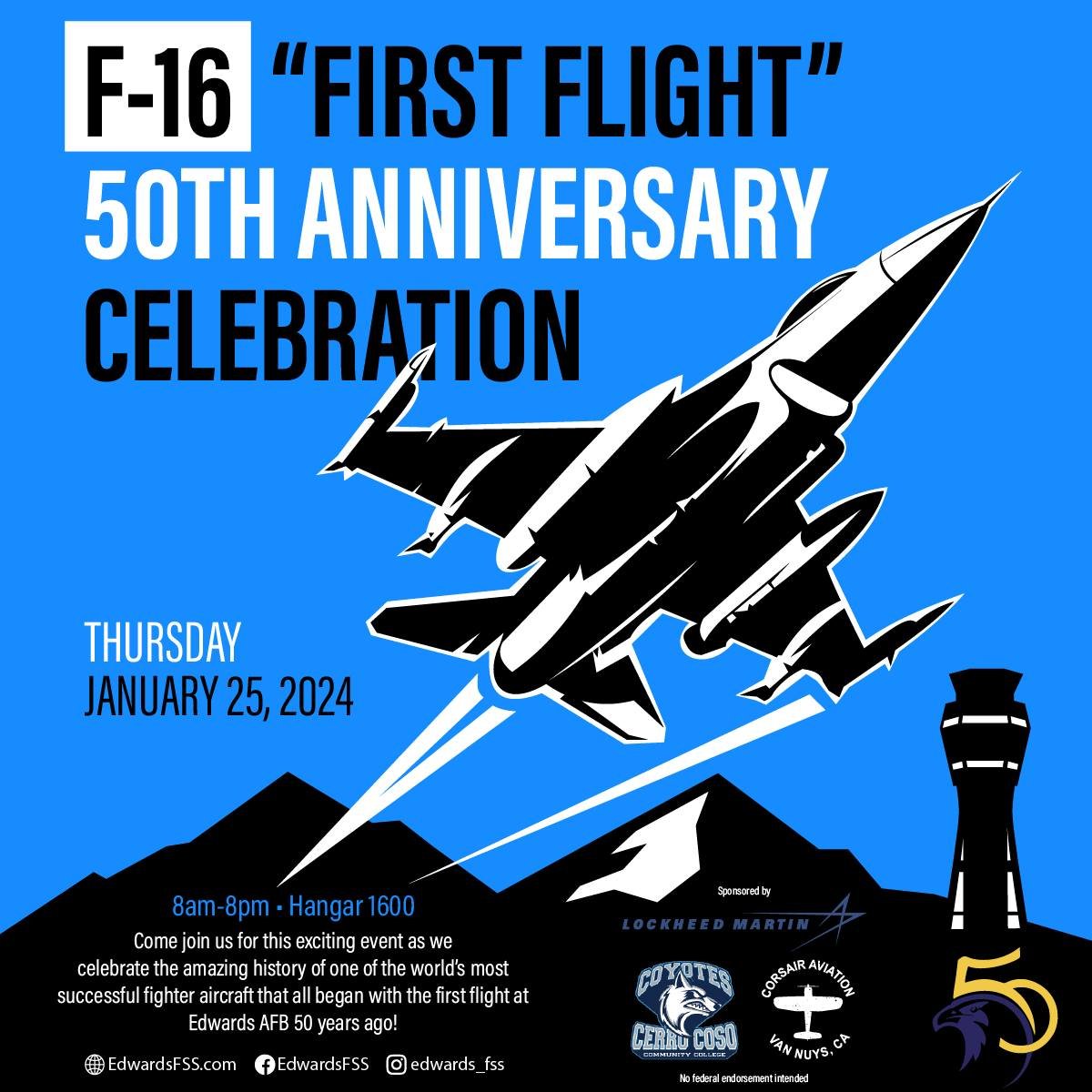 F-16 First Flight 50th Anniversary Celebration